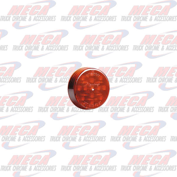 2 1/2" Round Red Dual Voltage 12/24 VDC