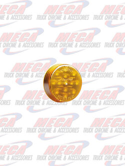 2 1/2" Round Amber Dual Voltage 12/24 VDC