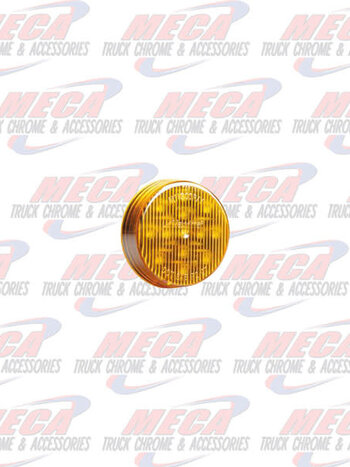 2 1/2" Round Amber Dual Voltage 12/24 VDC