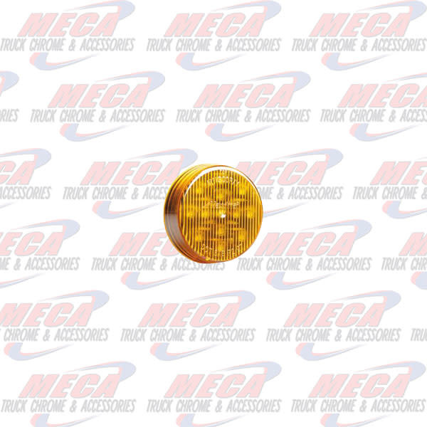 2 1/2" Round Amber Dual Voltage 12/24 VDC