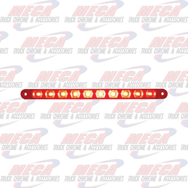 LED STRIP 9" RED S/T/T 10LED