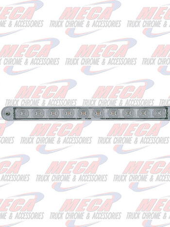 LED 9" BAR W/ 10 CLR AMB DIODE
