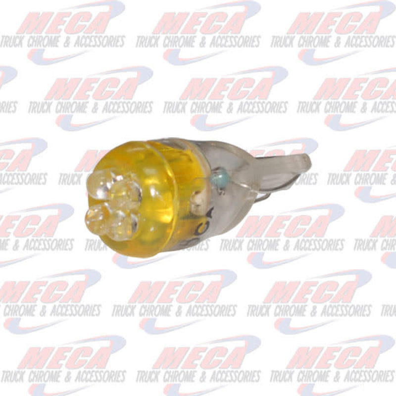 LED 194 BULB 3 PACK AMBER 4 LED'S