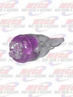 LED 194 BULB 3 PACK PURPLE 4 LED'S