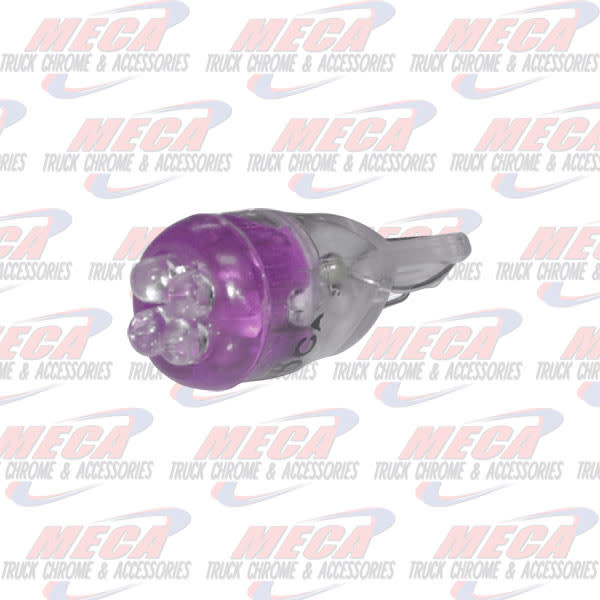 LED 194 BULB 3 PACK PURPLE 4 LED'S