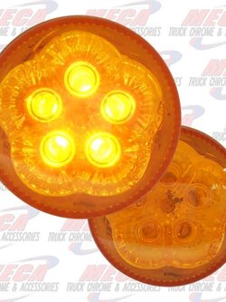 *** Discontinued *** LED 2'' AMBER 5 DIODES