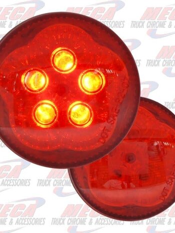 LED 2'' RED 5 DIODES