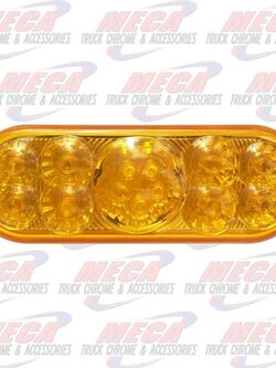 LED AMBER OVAL SUPERLITE STYLE