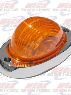 FL SIDE TURN SIGNAL TEAR DROP LIGHT W/ BEZEL