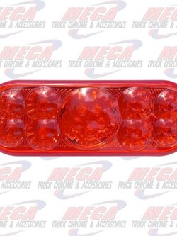 LED RED OVAL SUPERLITE STYLE
