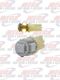 LED 194 BULB AMBER 5 LED 360 DEGREE