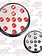 LED CHROME LIGHT 2.5'' RED