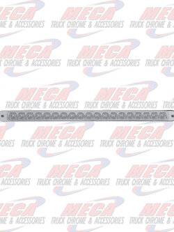 LED 12" BAR W/ 19 CLR RED REFLECT & CHROME BEZEL