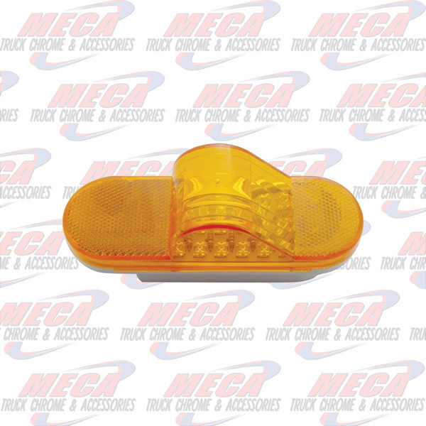 MIDTURN LED AMBER 18 LED W/ BUBBLE