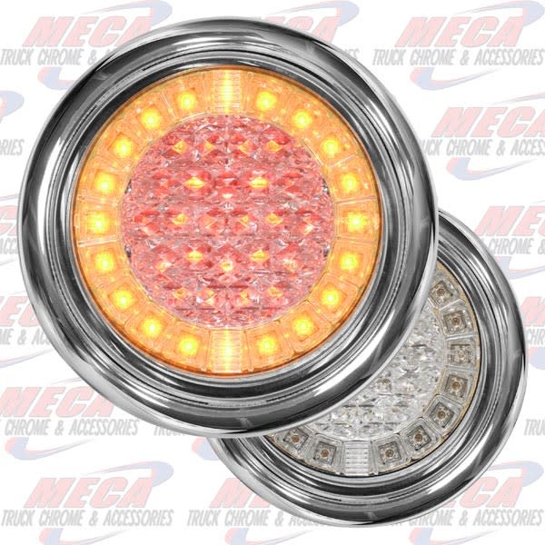 LED 4'' TAIL & TURN TOGETHER (RE & AMBER)