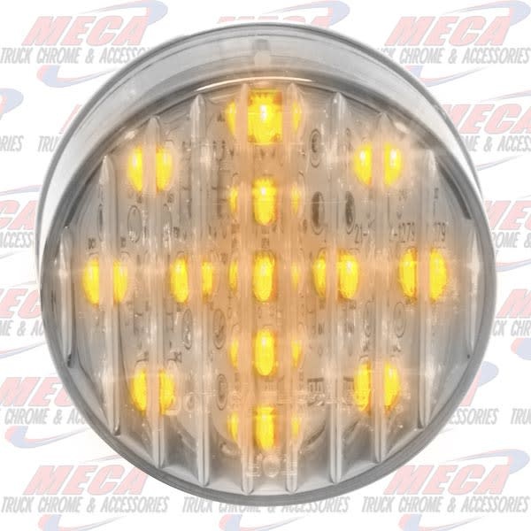 LED 2.5'' CLEAR LENS AMBER