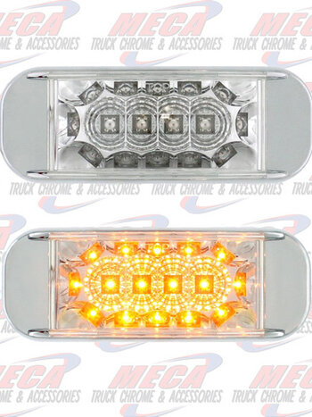 ** Discontinued ** LED TRLR LT W/ CLR AMB REFLECTOR  W/BUILT IN BEZEL