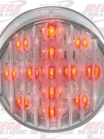 LED 2.5'' CLEAR LENS RED