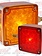 HOOD FENDER LED LIGHT ONE BOLT CHROME AMBER/ RED
