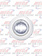 MINI 3- LED DOTS WHITE CLEAR W/ CHR RIM .75" HOL