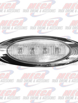 LED LIGHT P1 PHOENIX CLEAR AMBER W/ BEZEL