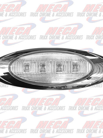 LED LIGHT P1 PHOENIX CLEAR AMBER W/ BEZEL