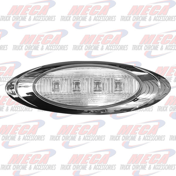 LED LIGHT P1 PHOENIX CLEAR AMBER W/ BEZEL