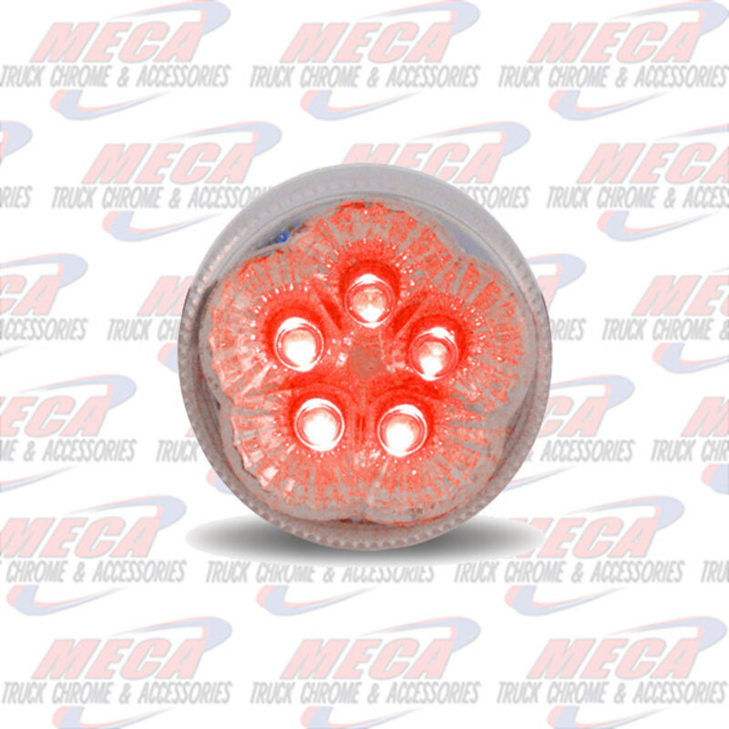LED 2.5'' SUPERLITE STYLE CLEAR RED