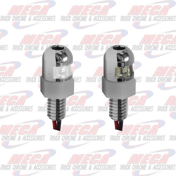 LED LICENSE FRAME BOLT WHITE FASTENER STAINLESS