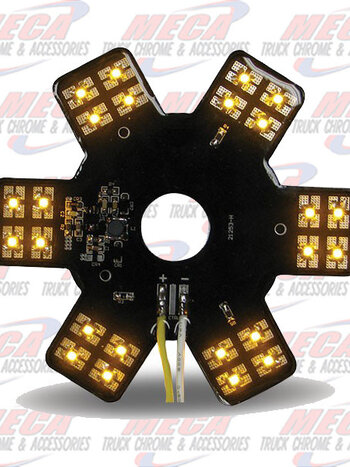 STAR LED- INSIDE 13" DONALDSON AIR FILTER AMBER EA