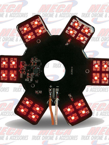 STAR LED- INSIDE 13" DONALDSON AIR FILTER RED EA