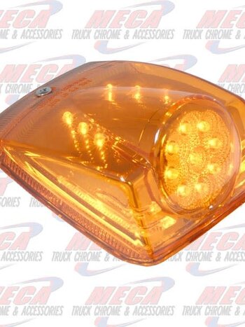 CAB LIGHT AMBER W/ 19 LED W/ REFLECTOR