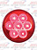LED 4'' RED W/ 7 LARGE DIODES 12 & 24 VOLTS
