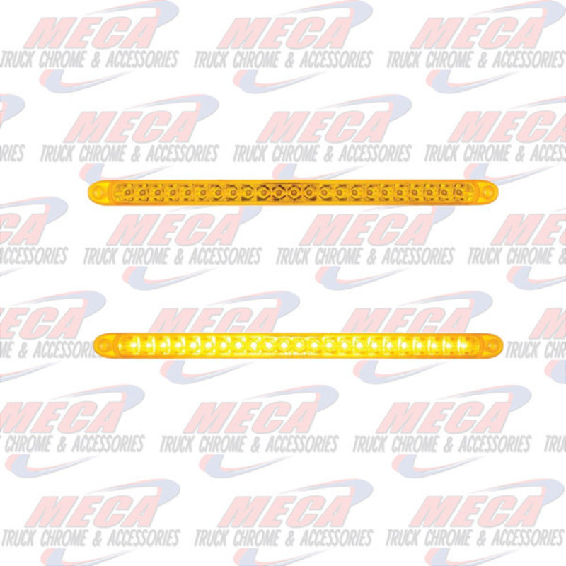 23 AMBER LED 17.25" REFLECTOR P/T/C LIGHT BAR