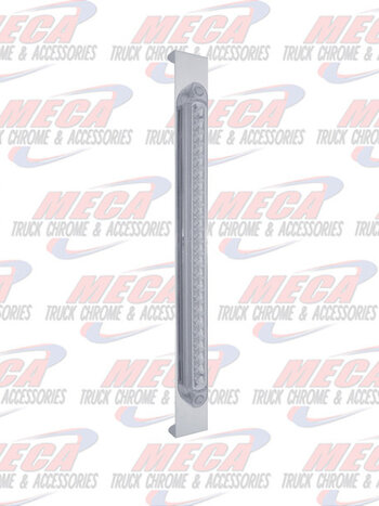 MIRROR BRACKET W/ LIGHT BAR 23 LED AMBER CLEAR