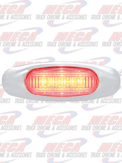 MARKER CLEARANCE LIGHT 3 LED RED
