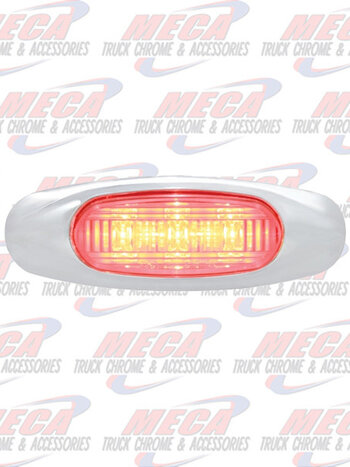 MARKER CLEARANCE LIGHT 3 LED RED
