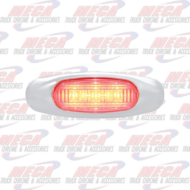 MARKER CLEARANCE LIGHT 3 LED RED