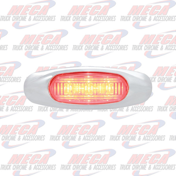 MARKER CLEARANCE LIGHT 3 LED RED