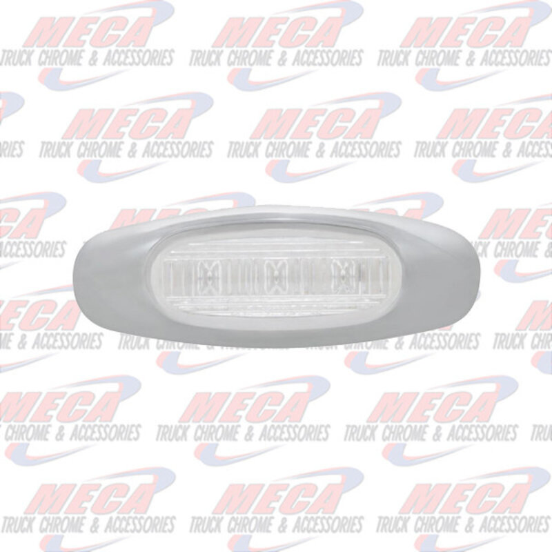 MARKER CLEARANCE LIGHT 3 LED AMBER CLEAR