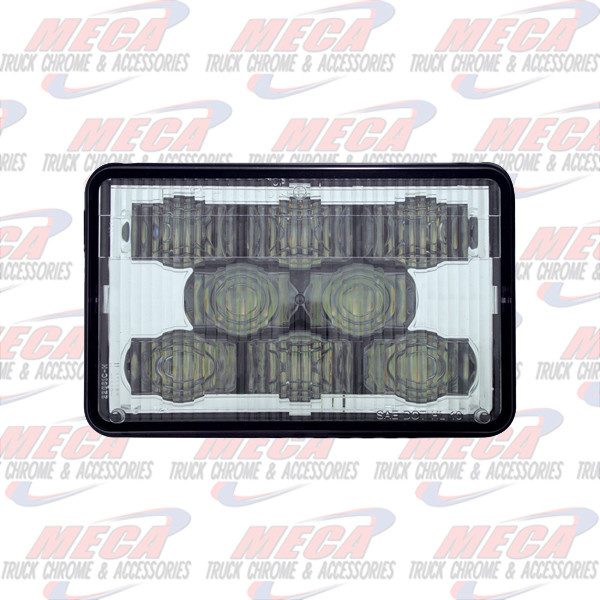 HEADLIGHT HIGH POWER LED RECT HIGH BEAM