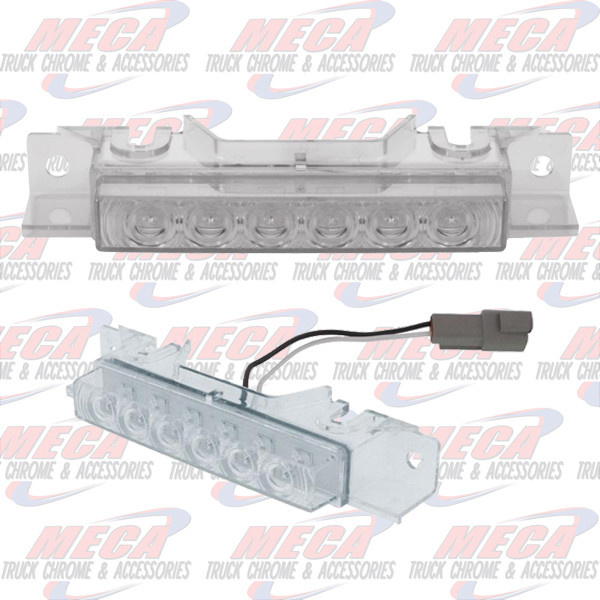 VOLVO VNL LED CAB LIGHT AMBER CLEAR 6 LED