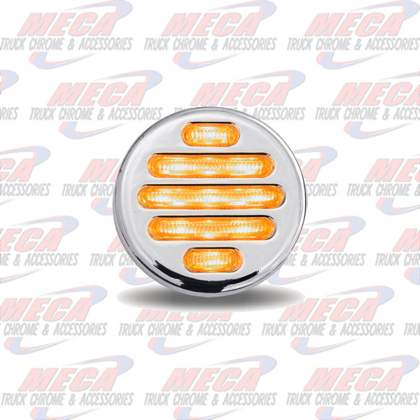 LED FLATLINE 2" CLEAR AMBER