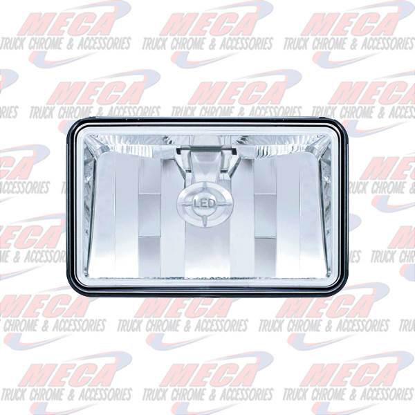 HEADLIGHT HIGH POWER WITH 1 LED - RECT HIGH BEAM