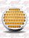 LED FLATLINE 4'' CLEAR AMBER