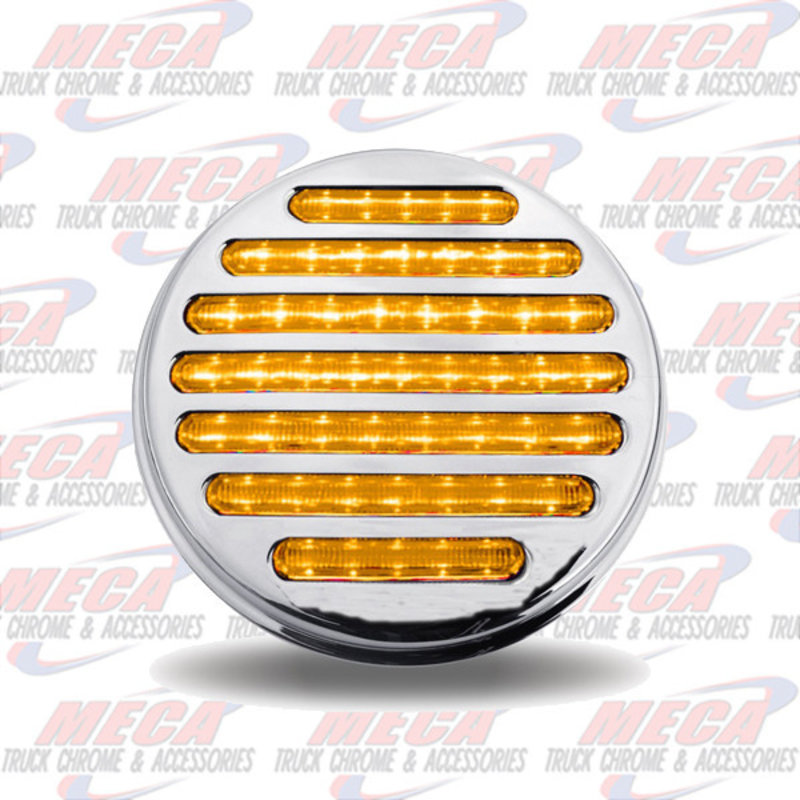 LED FLATLINE 4'' CLEAR AMBER