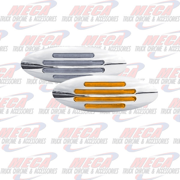 LED FLATLINE MARKER LIGHT CLEAR AMBER