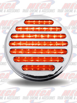 LED FLATLINE 4'' CLEAR RED