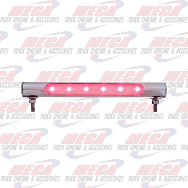 TUBE W/ LEDS FOR LICENSE PLATE LIGHT RED