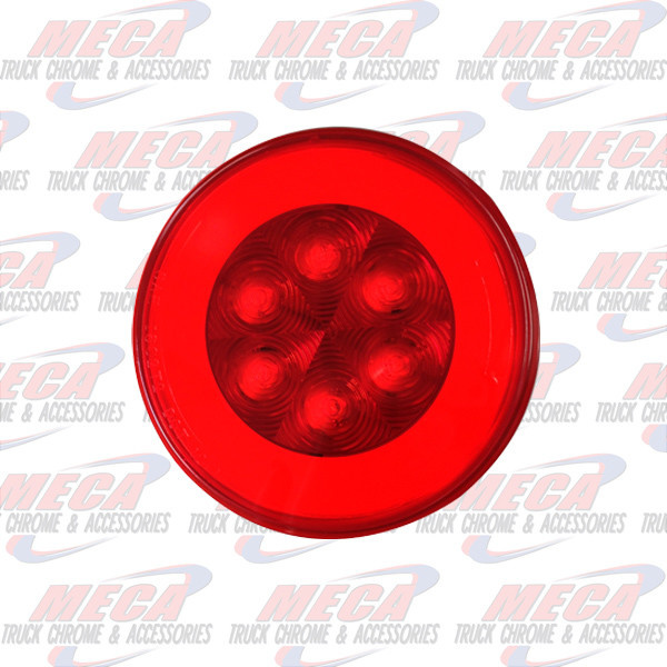 LED 4'' HALO LIGHT RED 21 LED
